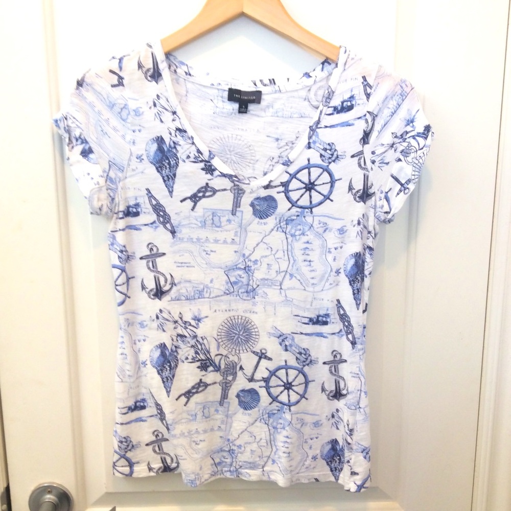 ⚓️⛴ Nautical V-neck